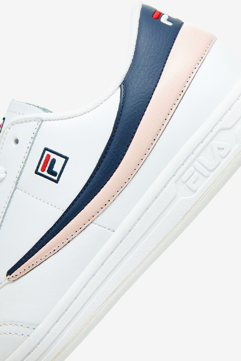 Fila Tennis 88 Klassiska Sneaker | Fila Sneakers Herr Vita Marinblå Rosa | Ath5TYxDmEH