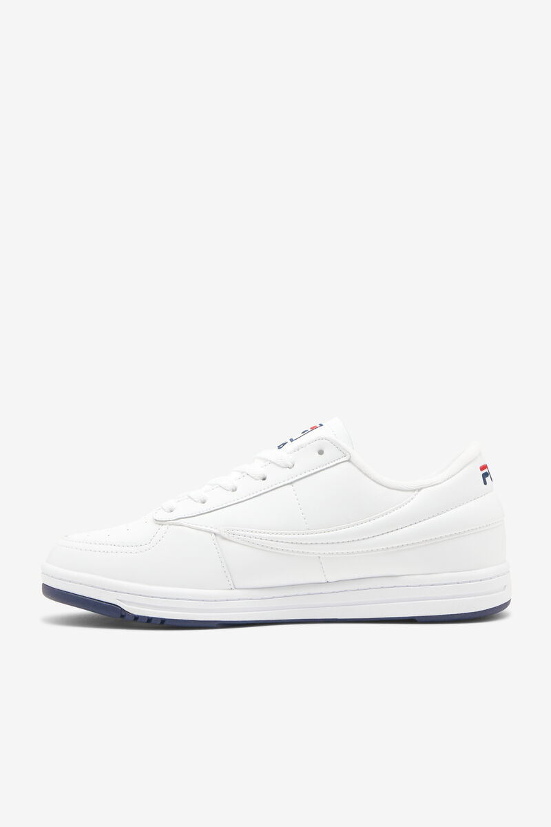 Fila Tennis 88 Low Top Tennis Shoe | Fila Sneakers Herr Vita Marinblå Röda | iRl7SmGH1hx