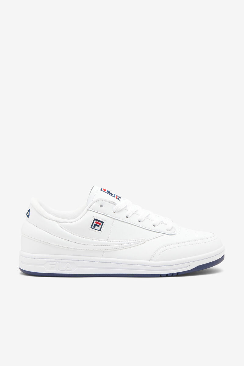 Fila Tennis 88 Low Top Tennis Shoe | Fila Sneakers Herr Vita Marinblå Röda | iRl7SmGH1hx