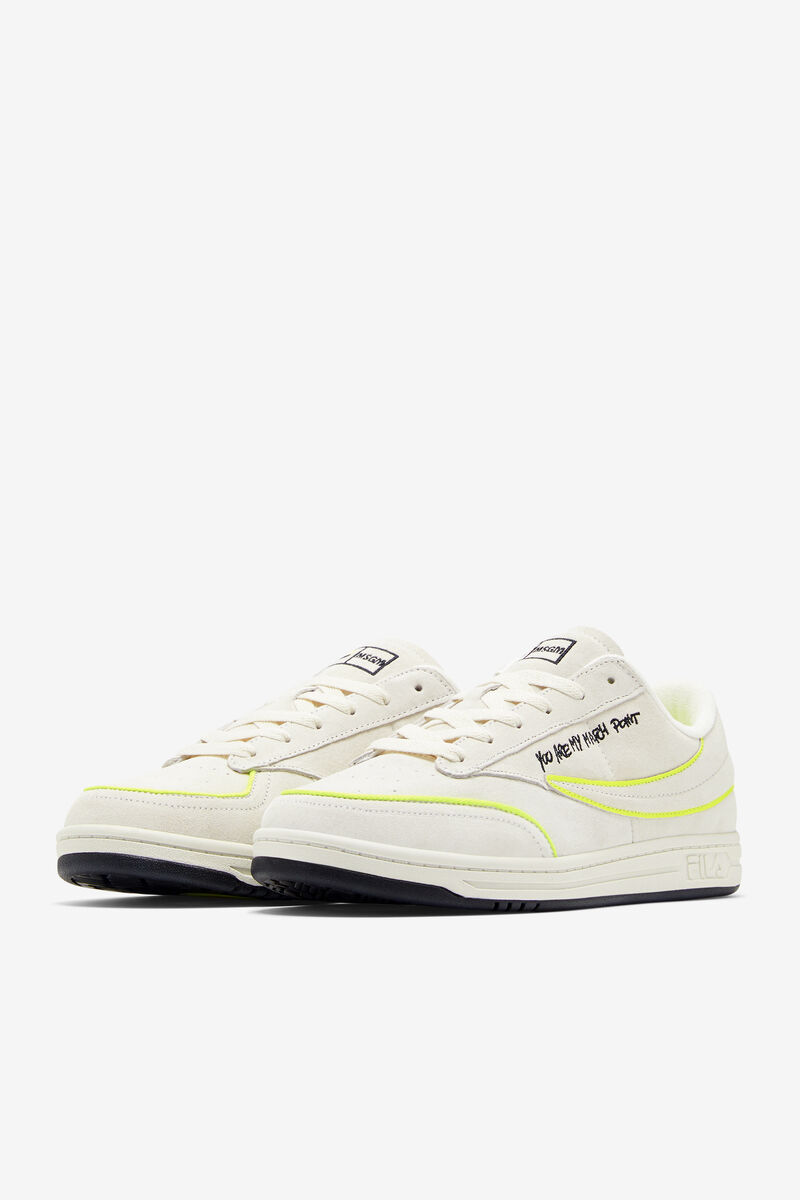 Fila Tennis 88 Premium X Msgm Designer Sneakers | Fila Sneakers Herr Vita Svarta Gula | jCflfaGXbpl