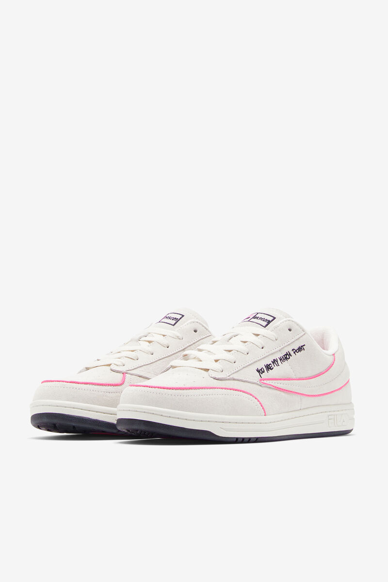 Fila Tennis 88 Premium X Msgm Sneakers Dam Vita Svarta Rosa | PI4DNuhH4od