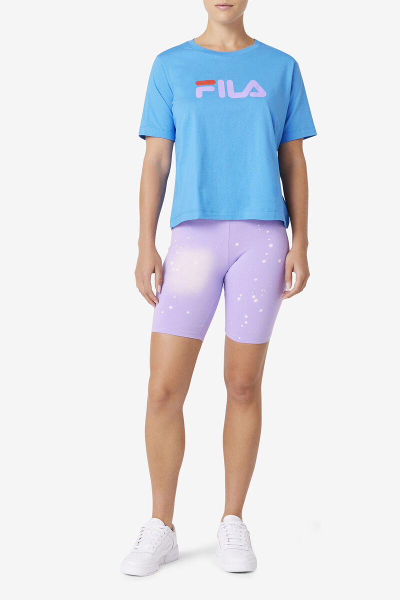 Fila Thea T-shirt Dam Blå | teOndRbpLOo