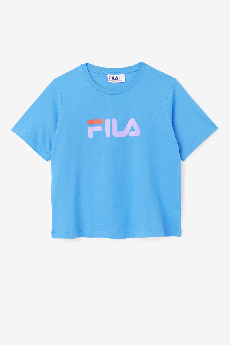 Fila Thea T-shirt Dam Blå | teOndRbpLOo