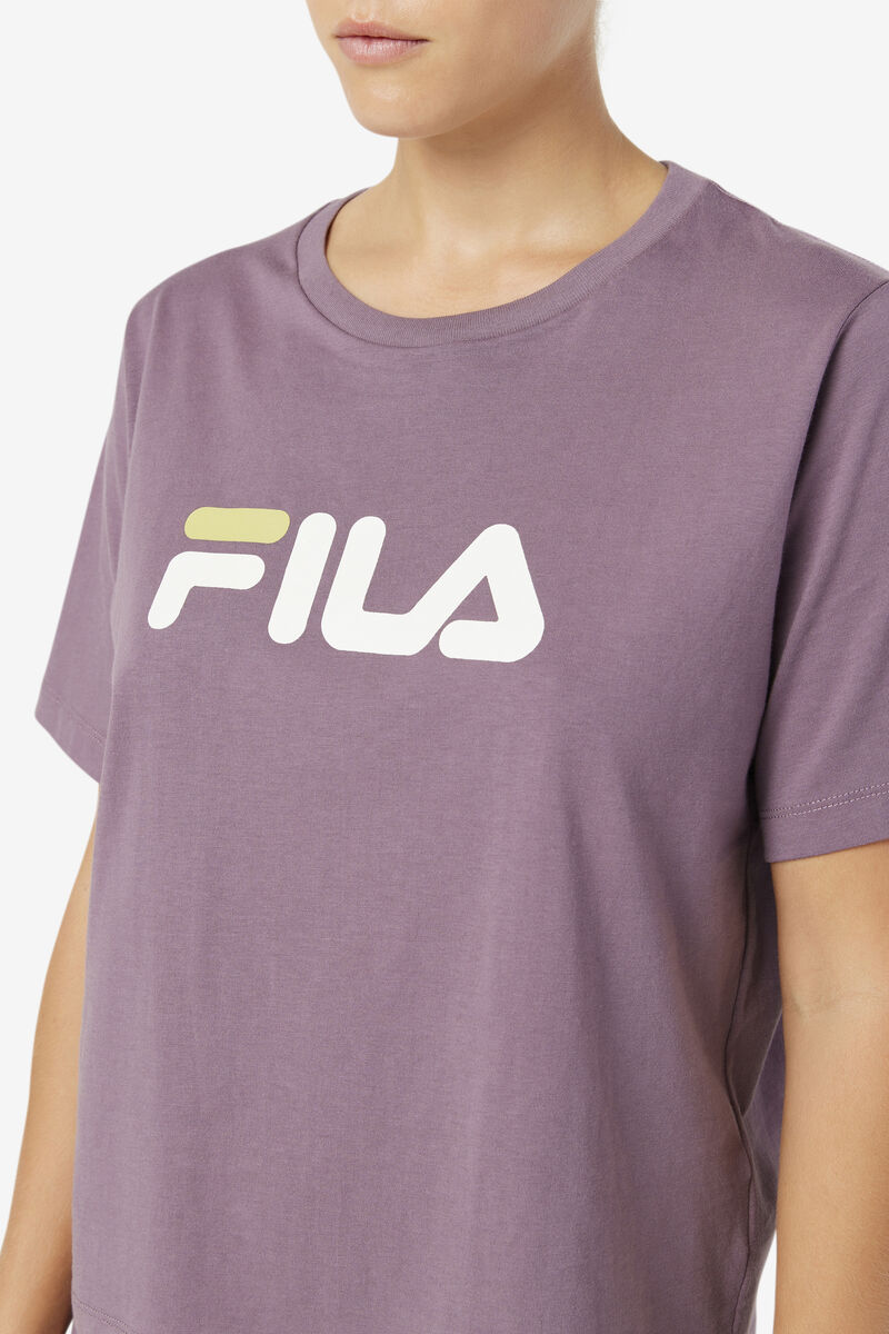 Fila Thea T-shirt Dam Lavendel | U6cbibGXaqr