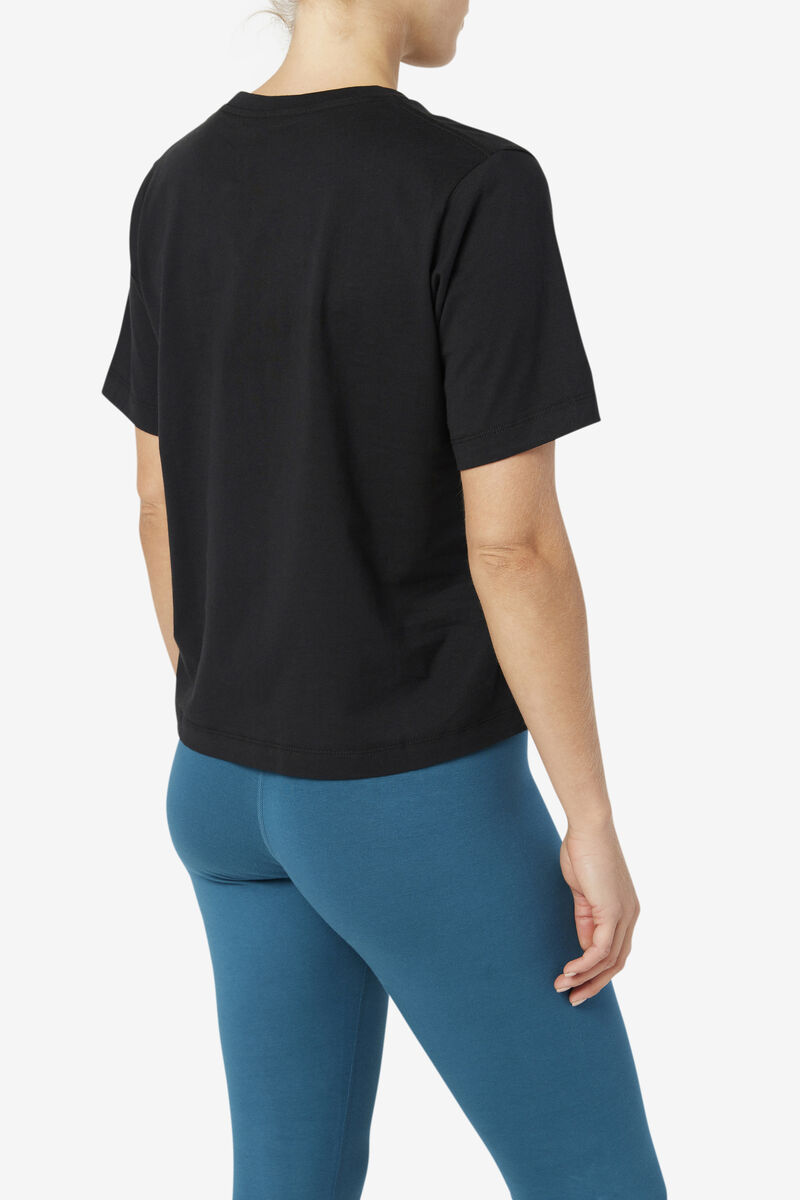 Fila Thea T-shirt Dam Svarta | CunIpIseb1k