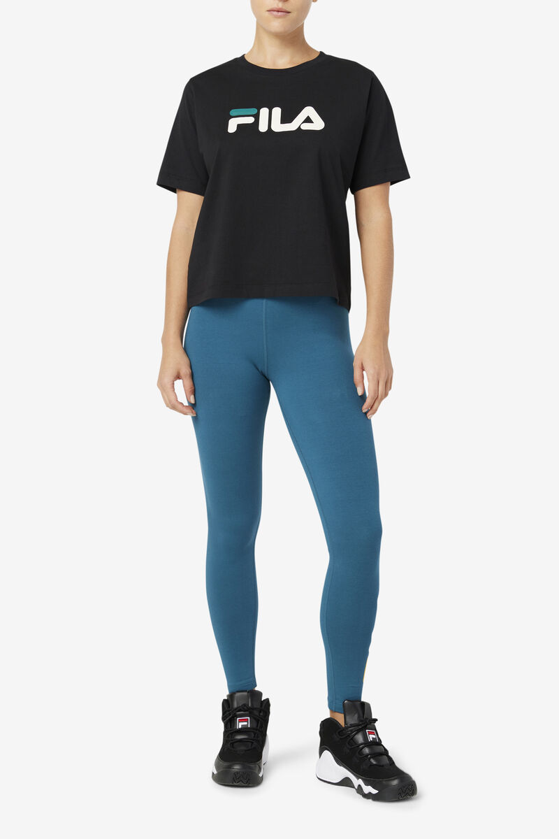 Fila Thea T-shirt Dam Svarta | CunIpIseb1k