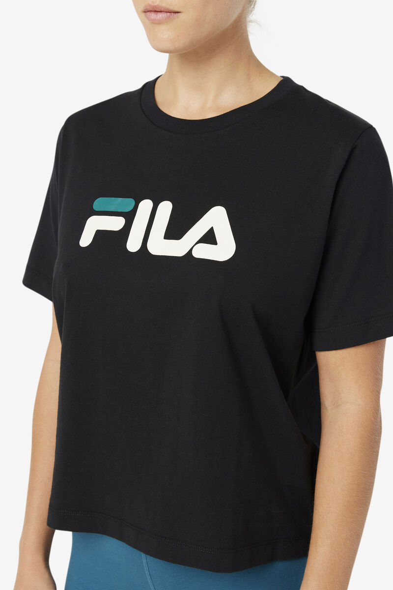 Fila Thea T-shirt Dam Svarta | CunIpIseb1k