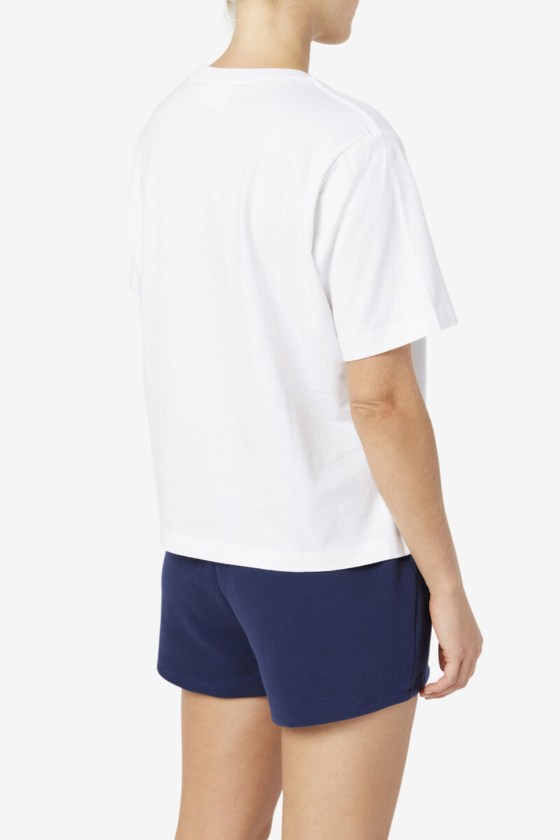 Fila Thea T-shirt Dam Vita | CfAQ4fV3Qh2