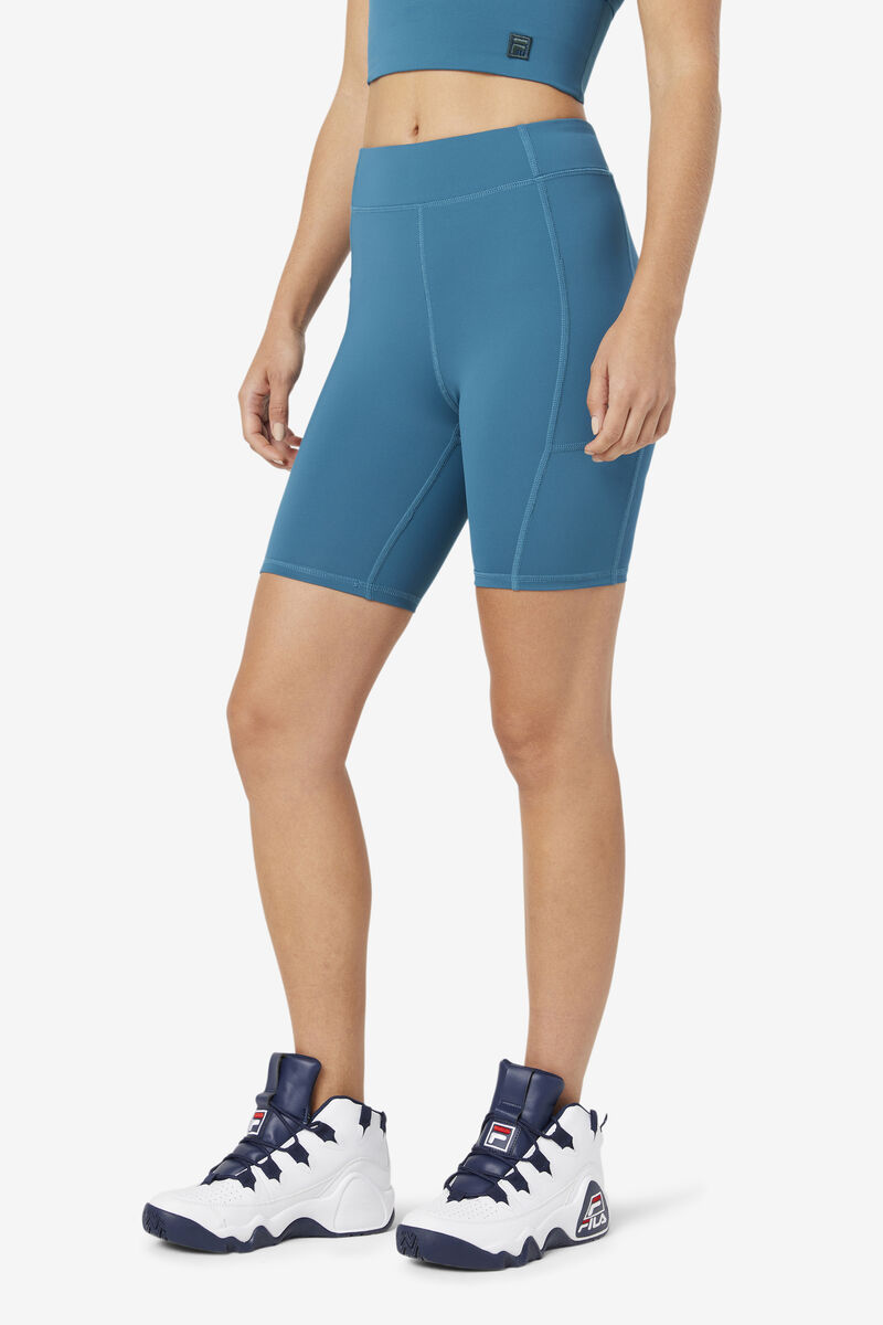 Fila Tiana Bike Kort Shorts Dam Blå Korall | UftHcGkuxEB