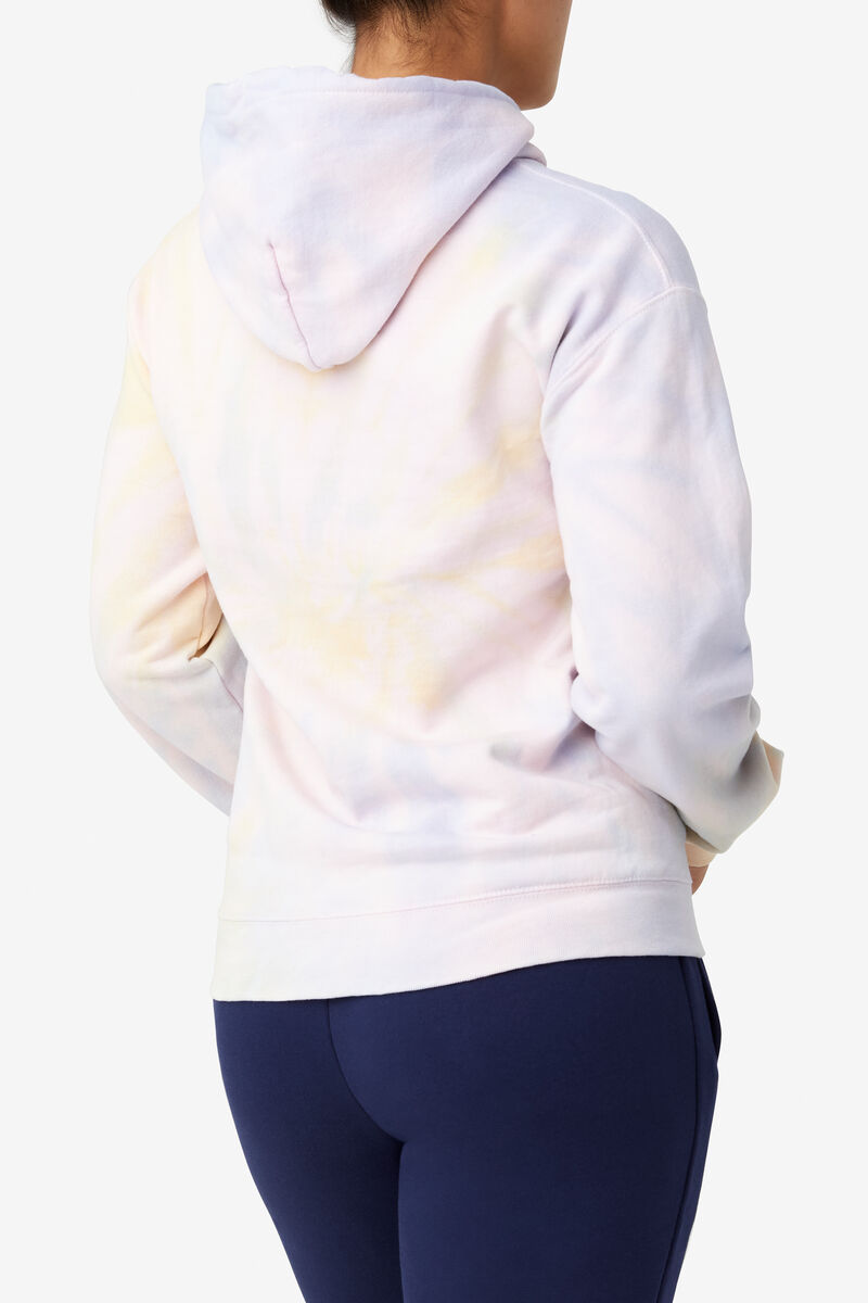 Fila Tie Dye Puff Hoodie Hoodie Dam Olika Färger | byEIwNBsof4