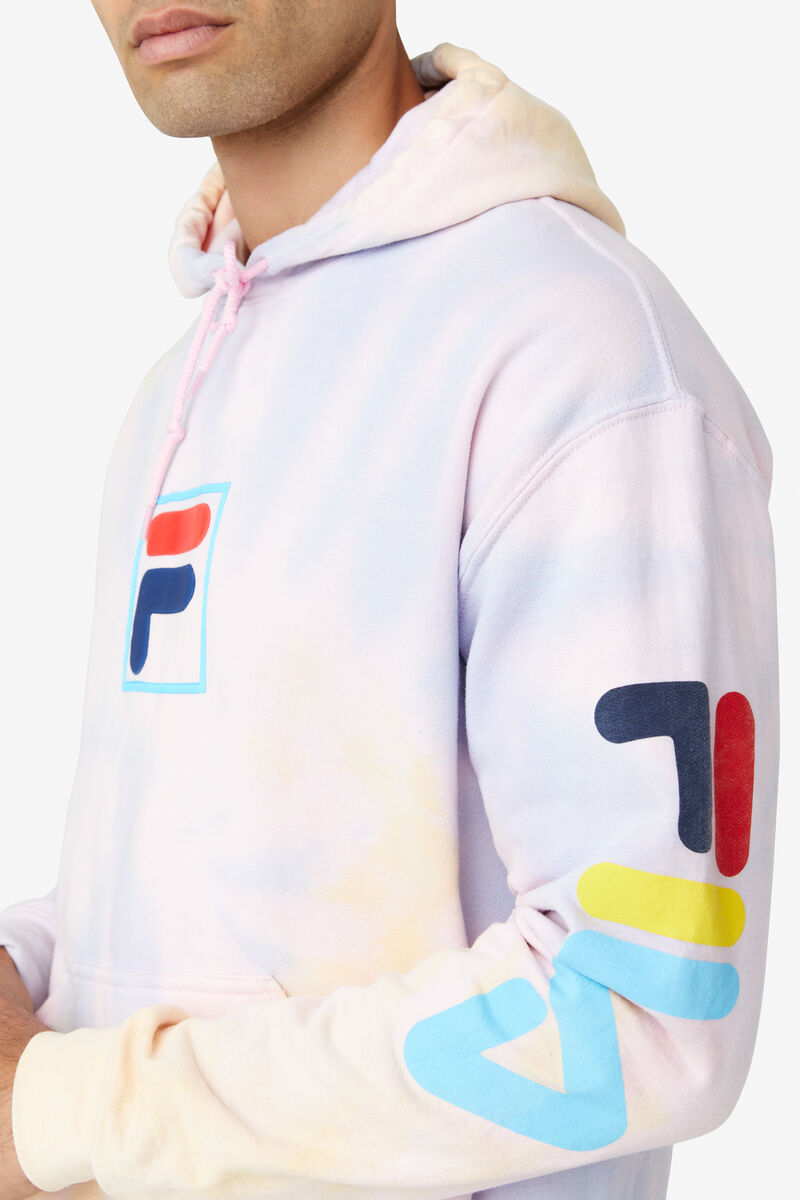 Fila Tie Dye Puff Hoodie Hoodie Dam Olika Färger | byEIwNBsof4