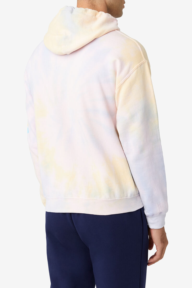 Fila Tie Dye Puff Hoodie Hoodie Herr Olika Färger | MjsaU7CLs8H