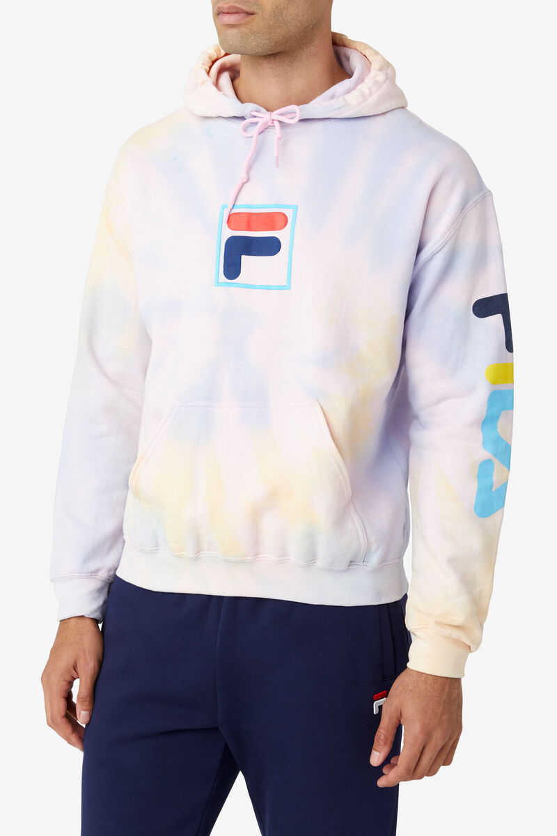 Fila Tie Dye Puff Hoodie Hoodie Herr Olika Färger | NaiPFMm5T48