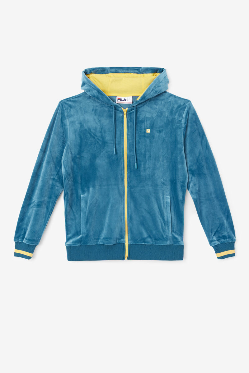 Fila Tove Velour Full Zip Hoodie Hoodie Dam Blå Korall | ya2DW19JCOH
