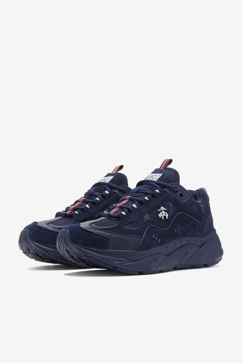 Fila Trigate Navy Mocka Tjock Sneakers X Brooks Brothers | Fila Sneakers Herr Marinblå Marinblå Marinblå | xD44L5RHjnD