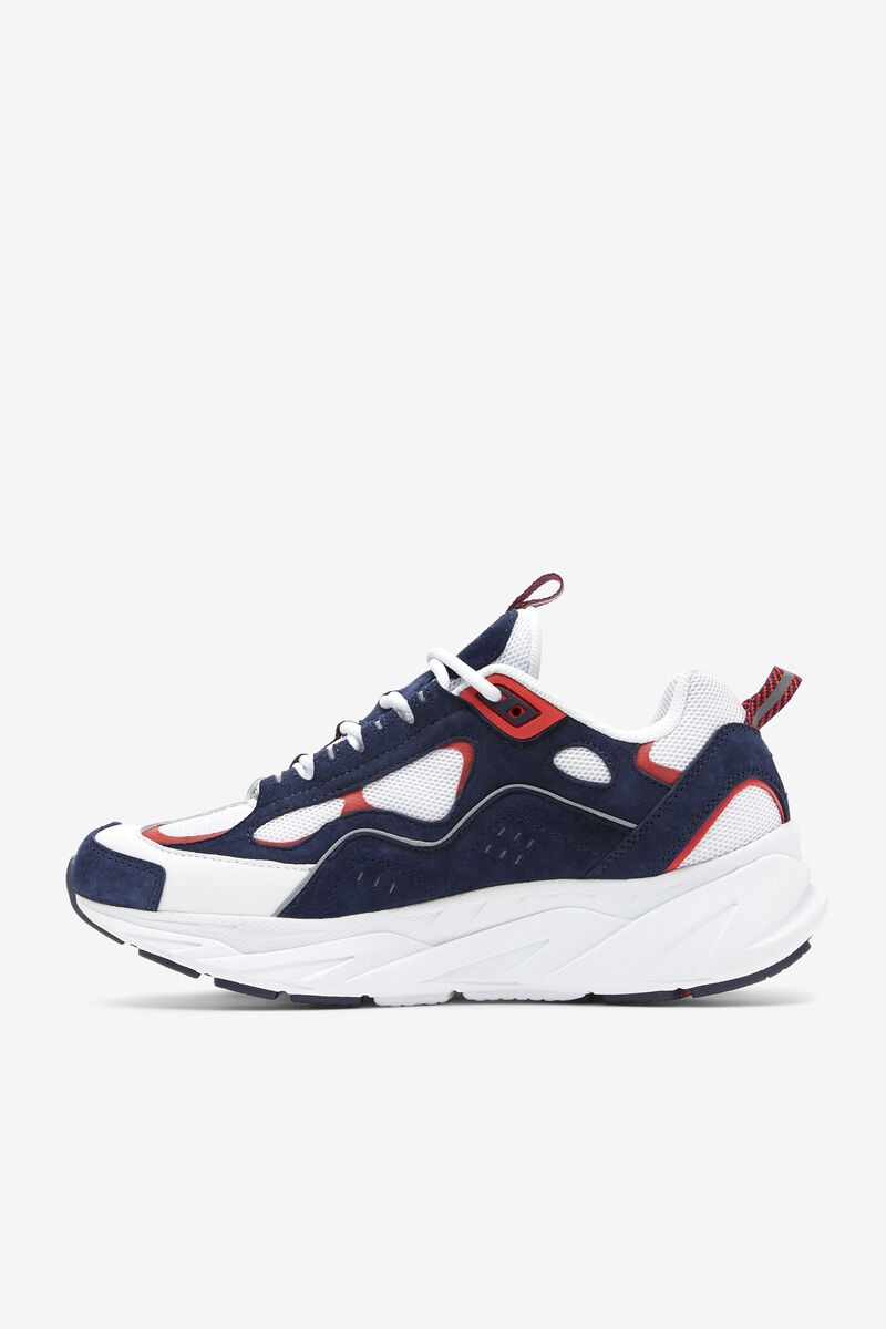 Fila Trigate X Brooks Brothers Sneakers Dam Vita Marinblå Röda | 9t5SQ94VlD2