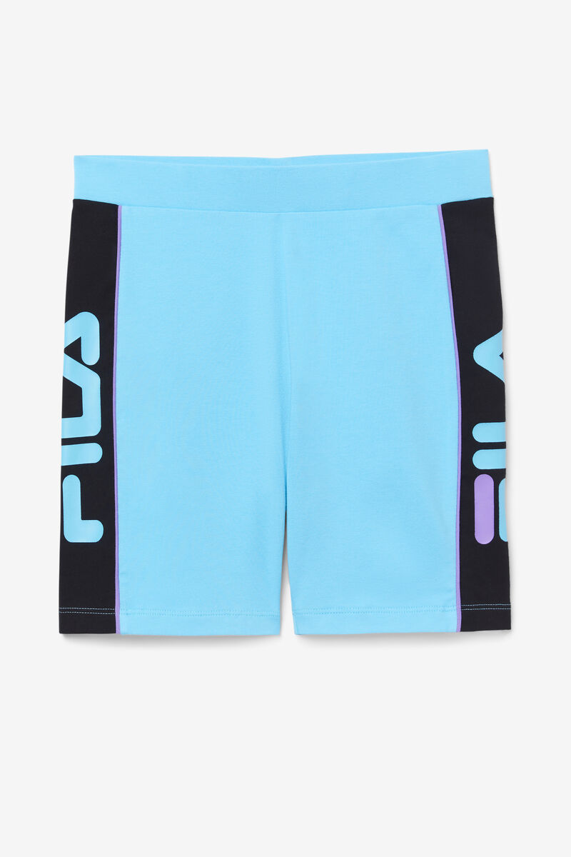 Fila Trina Bike Kort Shorts Dam Svarta Blå Lila | dgYh48swBSR
