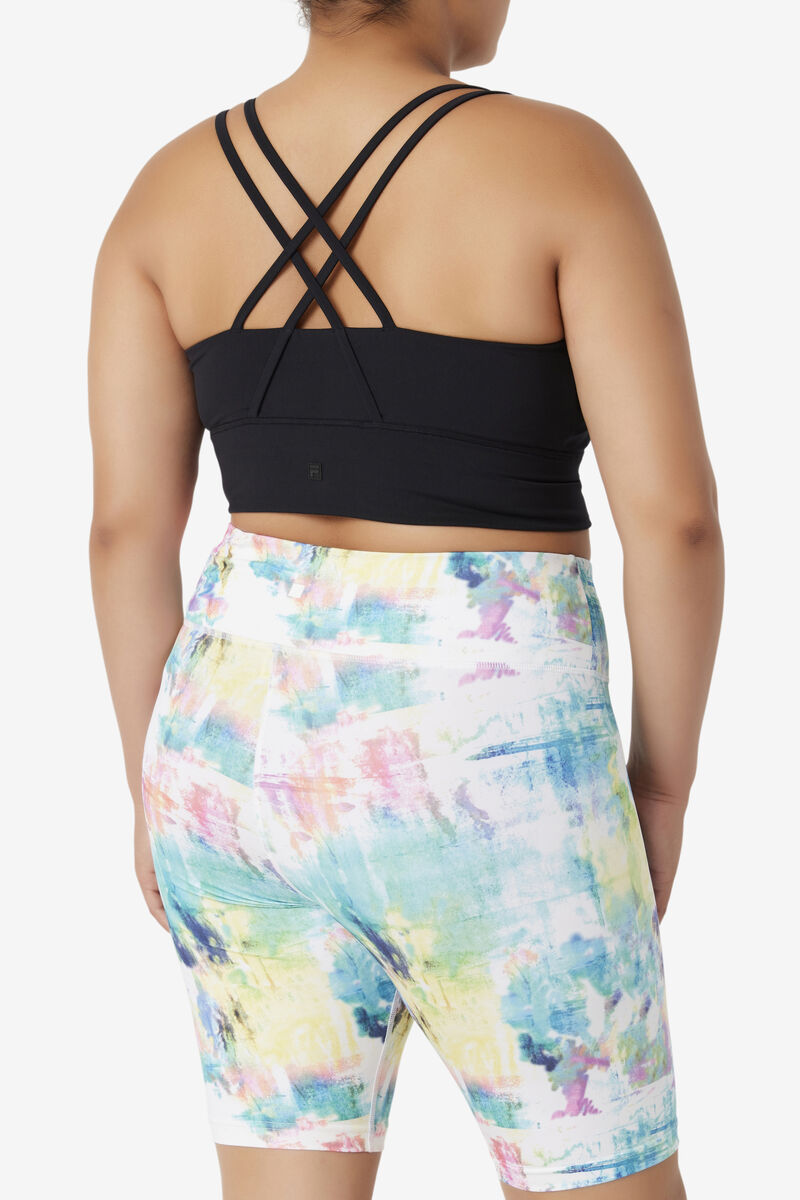 Fila Uplift Cross Back Bra Top Sport Bh Dam Svarta | 24pDJzZeNp4