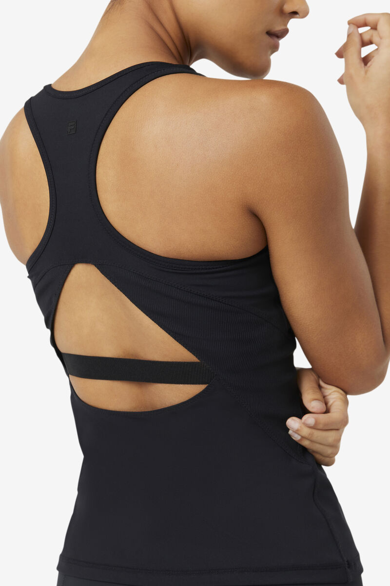Fila Uplift Open Racerback Tank Top Sport Bh Dam Svarta | c1r5YPRAmQv
