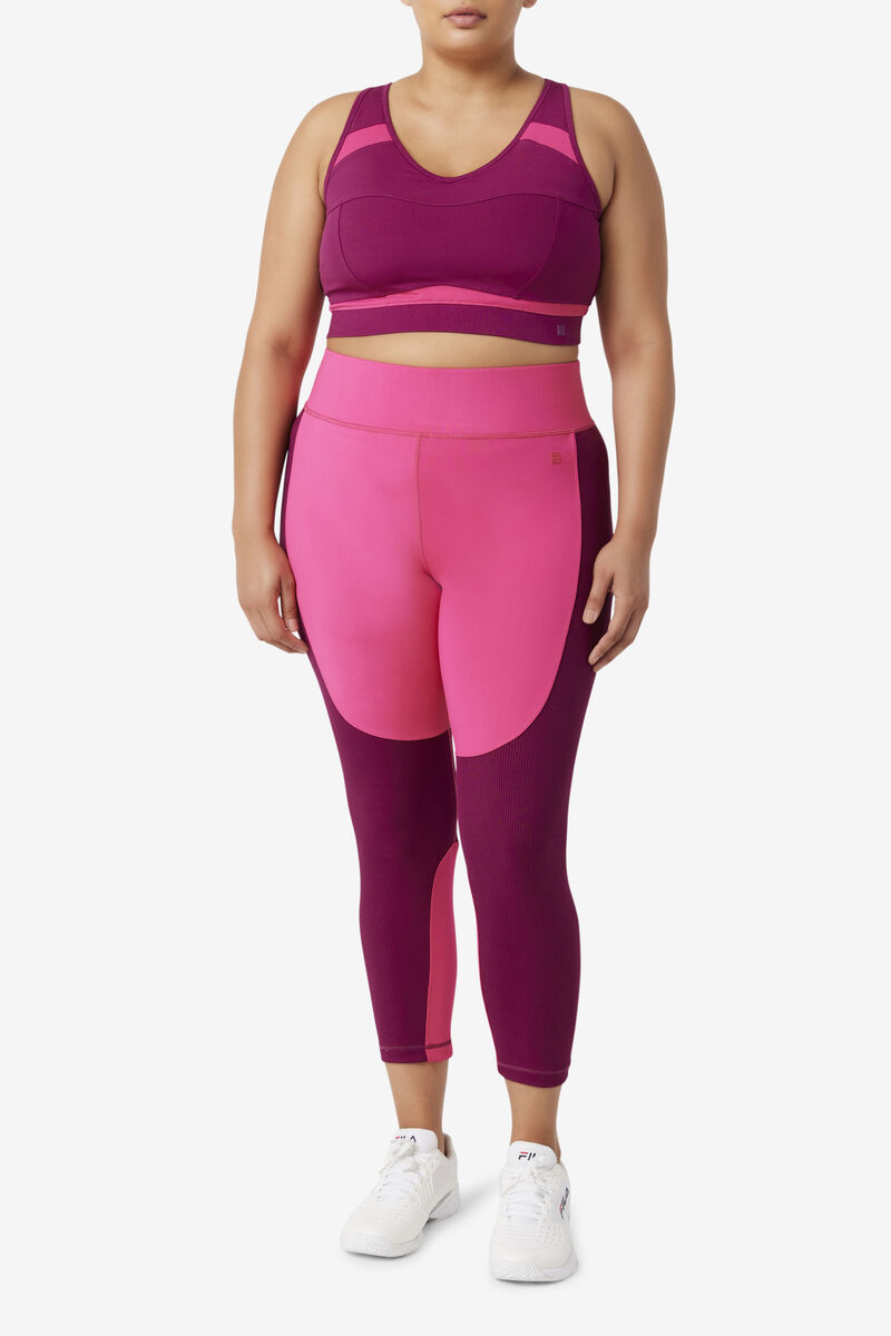 Fila Uplift Racerback Sports Bra Sport Bh Dam Lila Ljusrosa | lyiLpCGmP1H