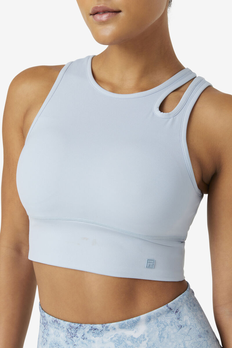 Fila Uplift Slice Crop Bra Top Sport Bh Dam Blå | fNTvtJBYl2e