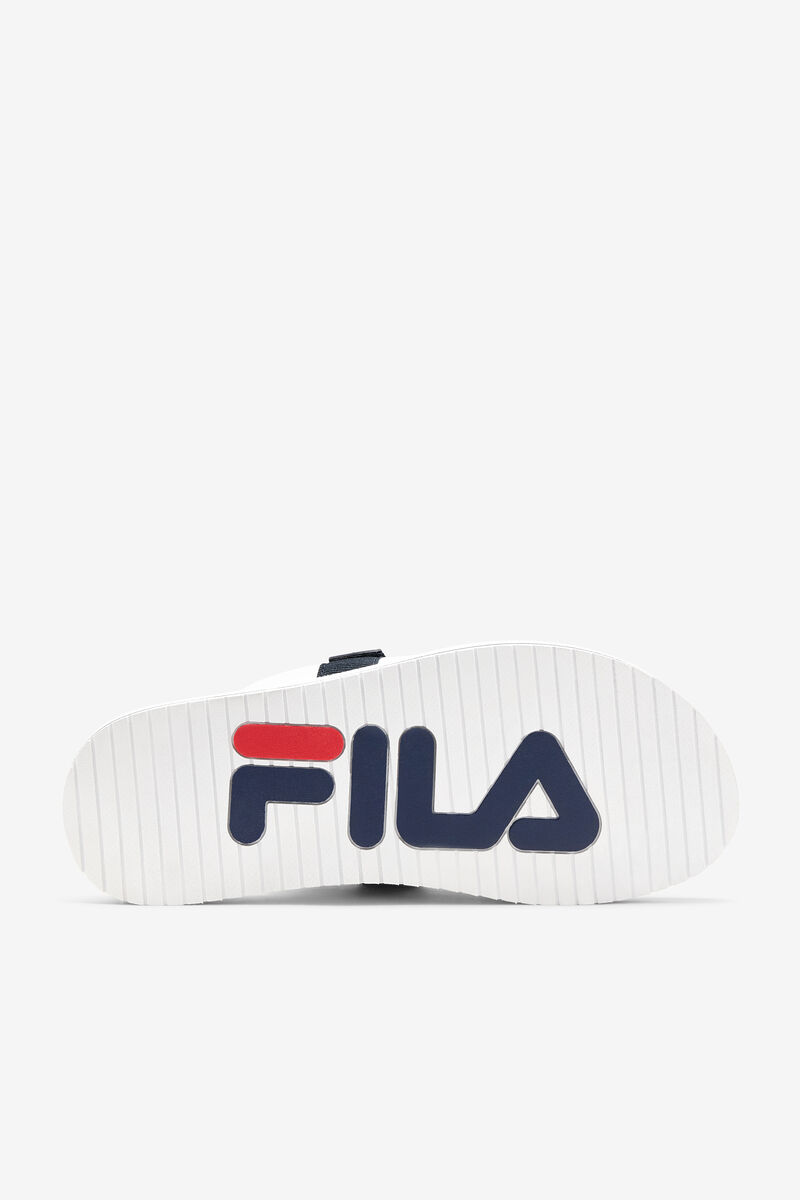 Fila Utility Silde Sandaler Herr Vita Marinblå Röda | WrSqfe9F1hn