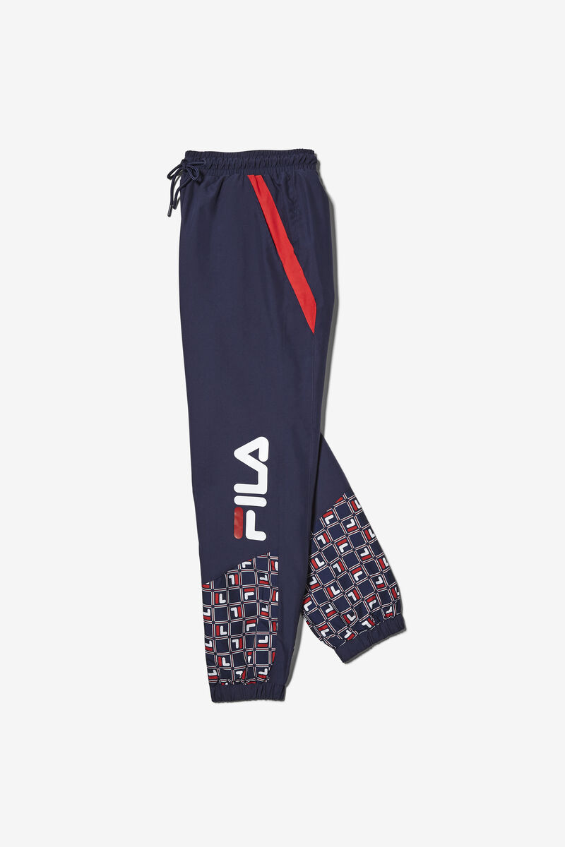 Fila Van Sant Pant Byxor Herr Marinblå Röda Vita | HwmlNiRLBH4