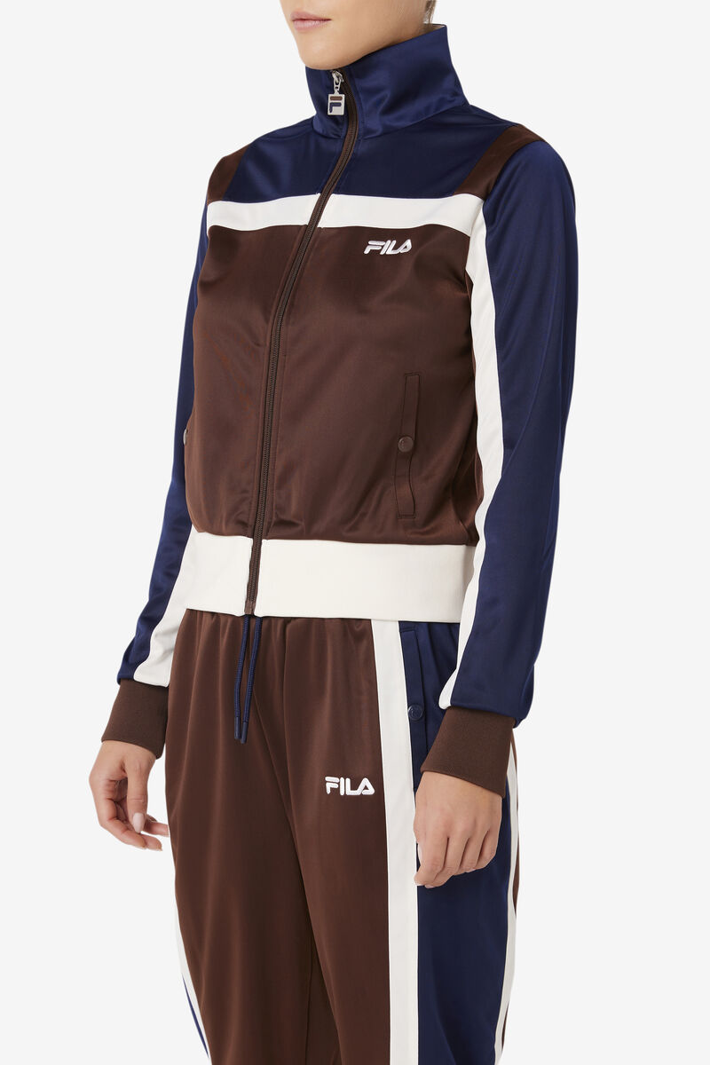 Fila Vesta Track Jacket Träningsoverall Dam Marinblå | 6OCebukOf4b