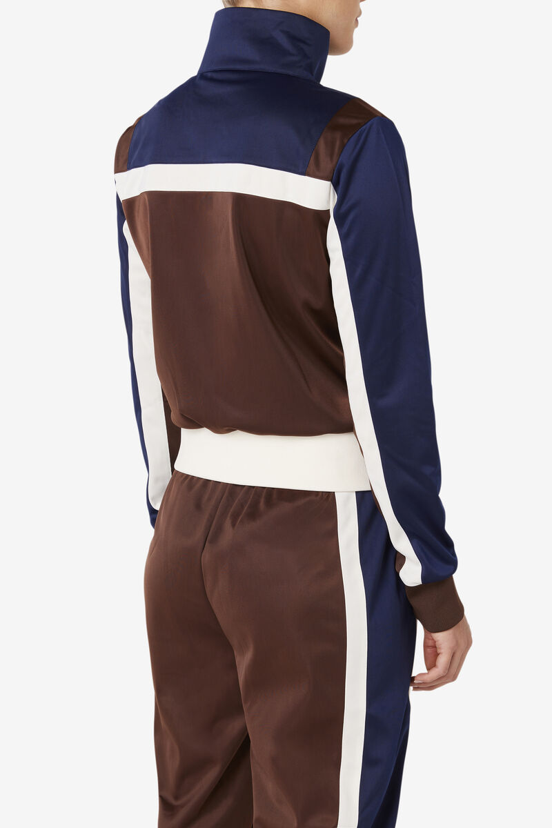 Fila Vesta Track Jacket Träningsoverall Dam Marinblå | 6OCebukOf4b