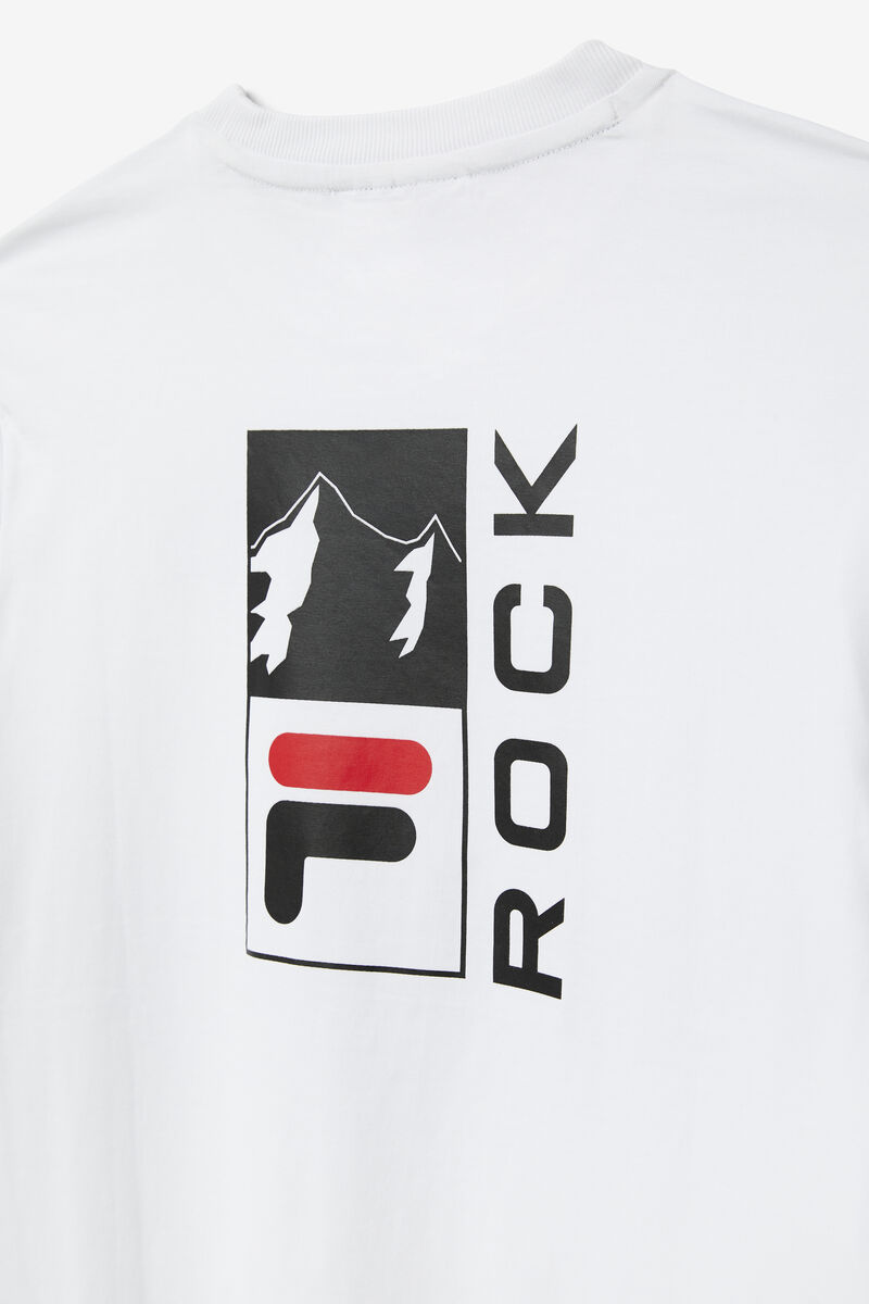 Fila Vesuvius Long Sleeve Shirt Herr Vita Svarta Röda | rwGAJ5T3VYR