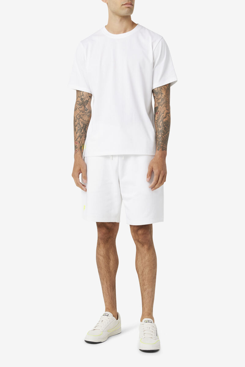 Fila Vinny T-shirt Herr Vita Gula | JWhDedEOF7E