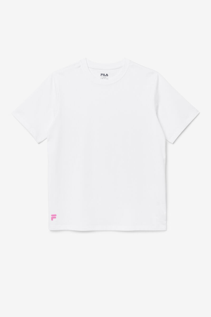 Fila Vinny T-shirt Herr Vita Rosa | VBpMt9PNZiy