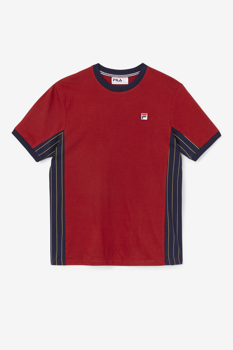 Fila Warner T-shirt Herr Marinblå | uYTSNYTgWwH