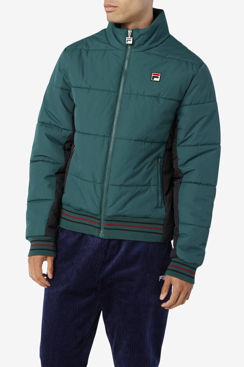 Fila Watson Puffer Jacket Casual Kappor Herr Svarta | kGGjgktPjmP