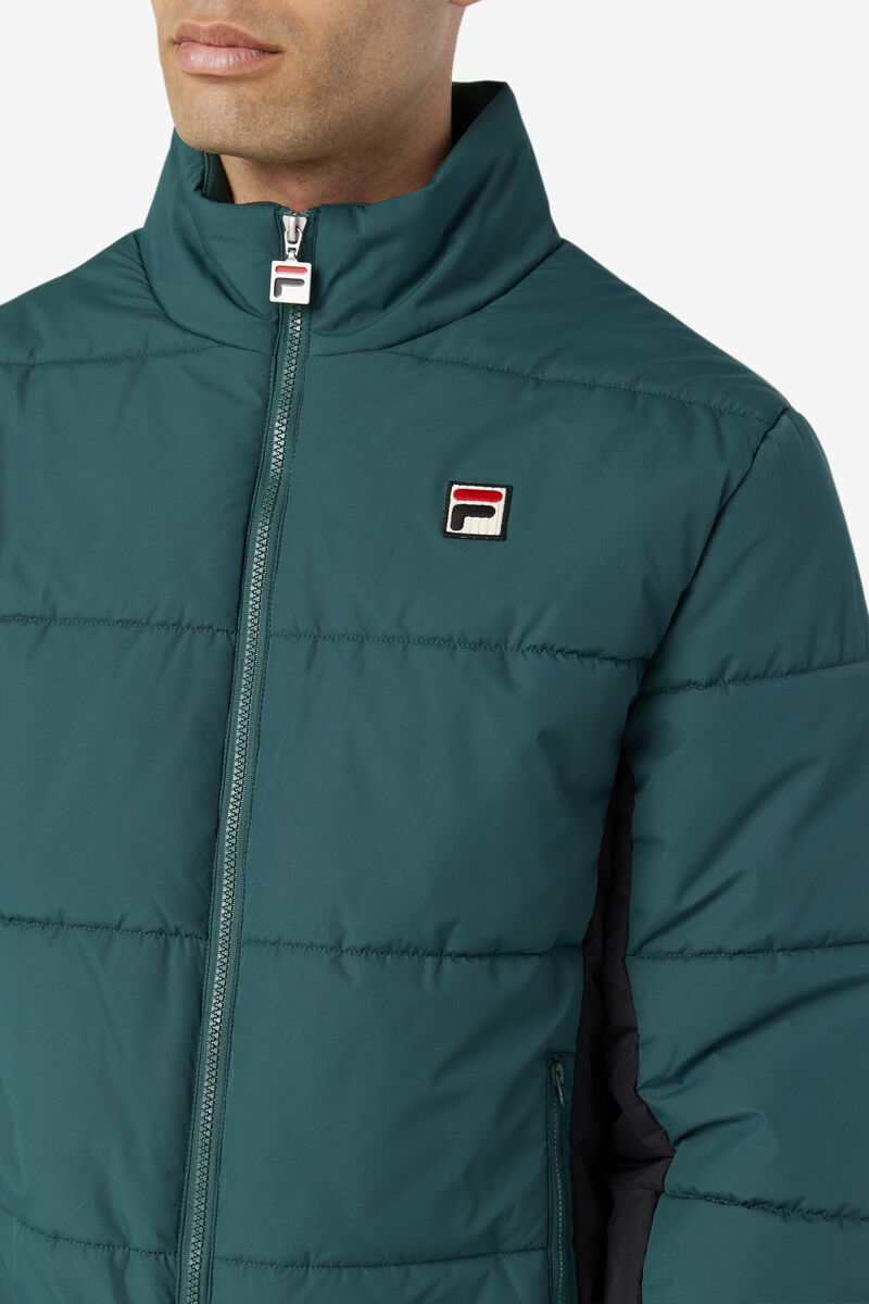 Fila Watson Puffer Jacket Casual Kappor Herr Svarta | kGGjgktPjmP