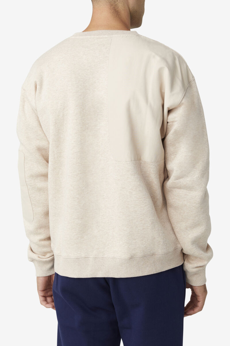 Fila Young Crew Tröjor Herr Ljusbruna Marinblå | PNES3OwPQHR