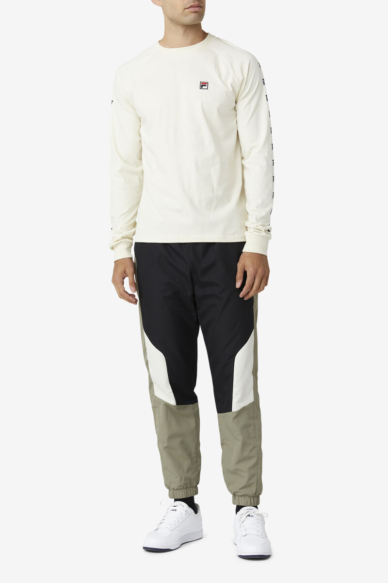 Fila Zubby Long Sleeve Shirt Herr Svarta | AbhJQHgTZyk